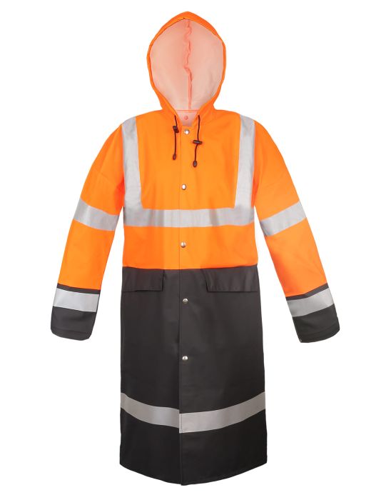 Raincoat, waterproof, watertight, Warning coat model 4288, pros, ajgroup, aquapros