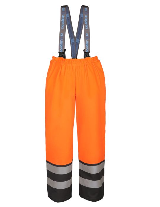 Waterproof Waist trousers Two-tone, water-repellent, Warning pants model 4289, pros, ajgroup, aquapros