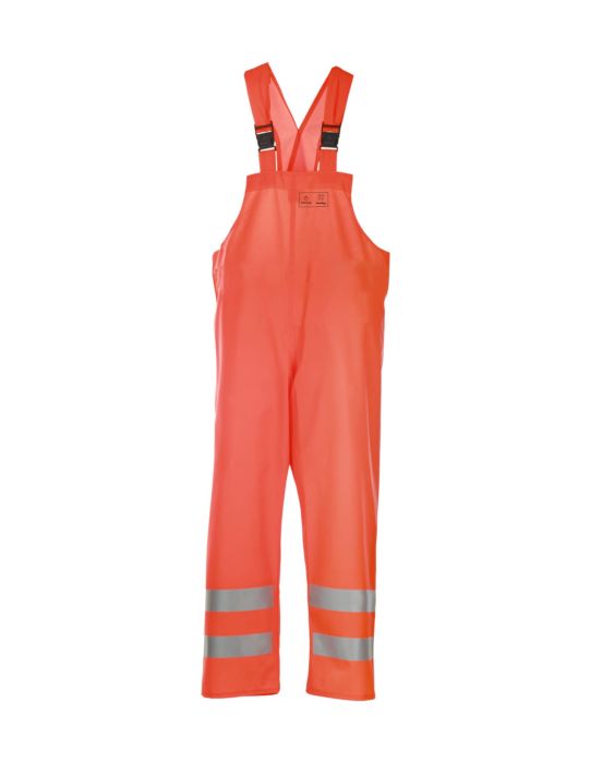 Pantalón con peto modelo 1011 ideal para trabajar en condiciones climáticas difíciles y visibilidad limitada