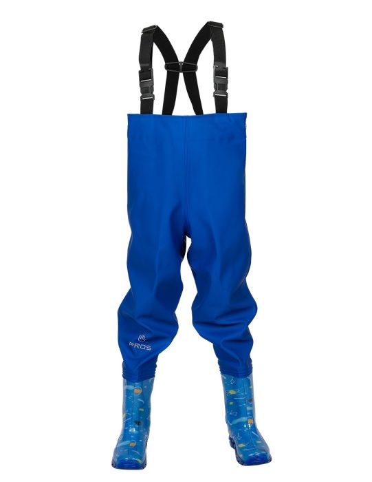 Chest waders model SB06 Pants-boots designed for children, excellent protection against water and moisture