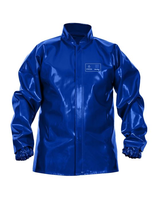 Chemical protection jacket model 412/A manufactured from acid-resistant, acid- and alkali-resistant coated fabric