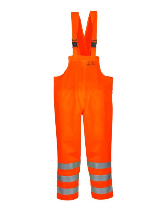 Warning bipants Dungarees model 1011 R designed to work in unfavorable weather conditions, with limited visibility
