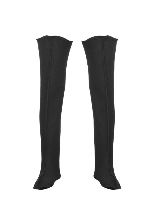 Leg warmers model KL9/WR, black color