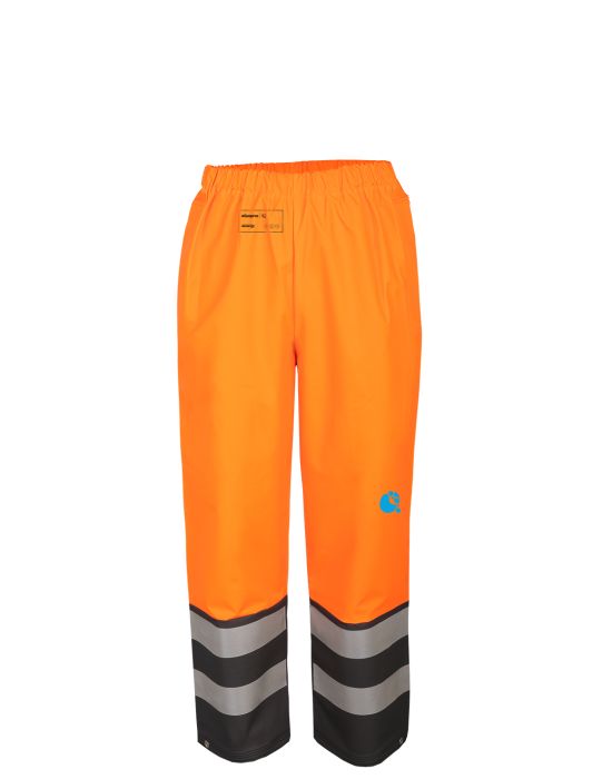 Pantalones de alta visibilidad modelo 4286 bicolor a la cintura, protegen del viento y de la lluvia