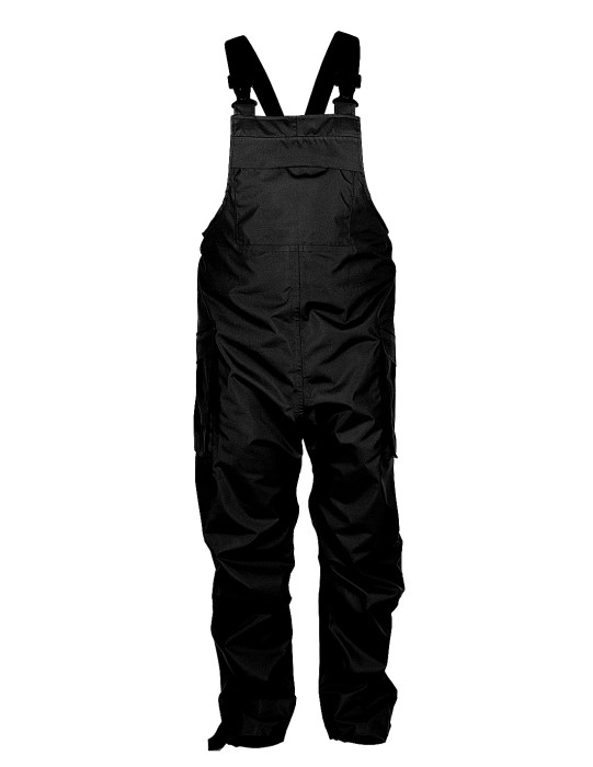 Dungarees distinguished by waterproofness and breathability, made of durable aQuaAir fabric