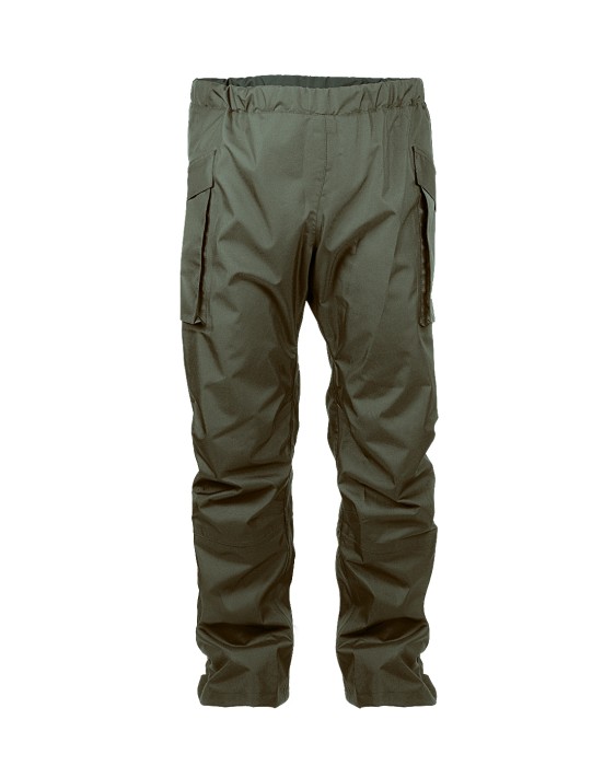 Waist-length trousers made of durable aQuaAir material that is distinguished by its waterproofness and breathability