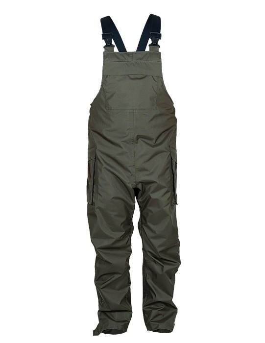 Dungarees distinguished by waterproofness and breathability, made of durable aQuaAir fabric