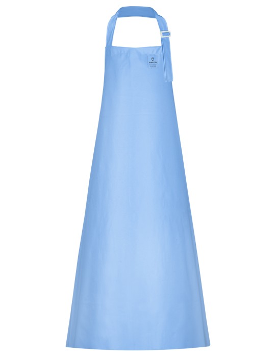 Apron model 108 made of material resistant to water, fats, enzymes, digestive juices and disinfectants