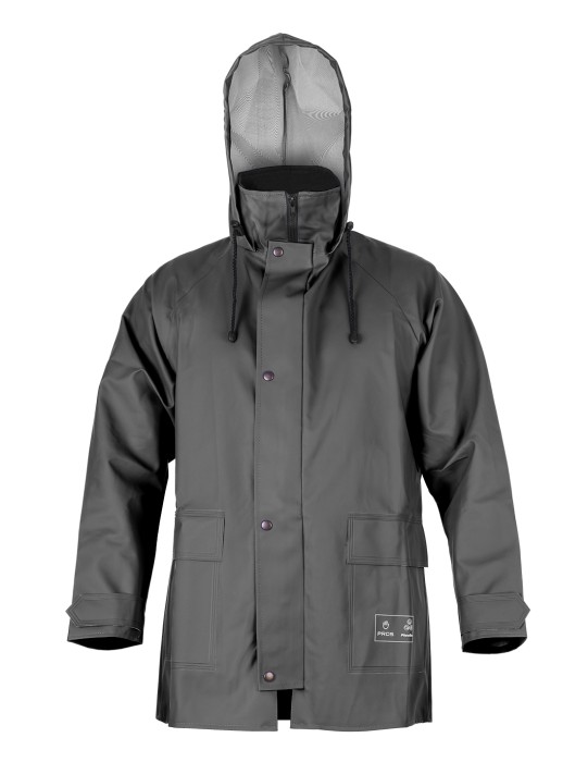 Jacket with a zipper, model 103, PROS, waterproof, rainproof