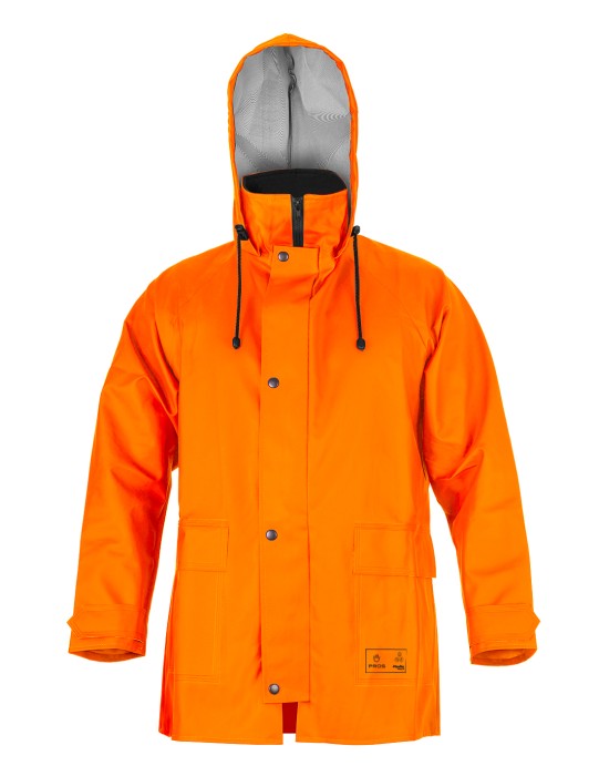 Jacket with a zipper, model 103, PROS, waterproof, rainproof